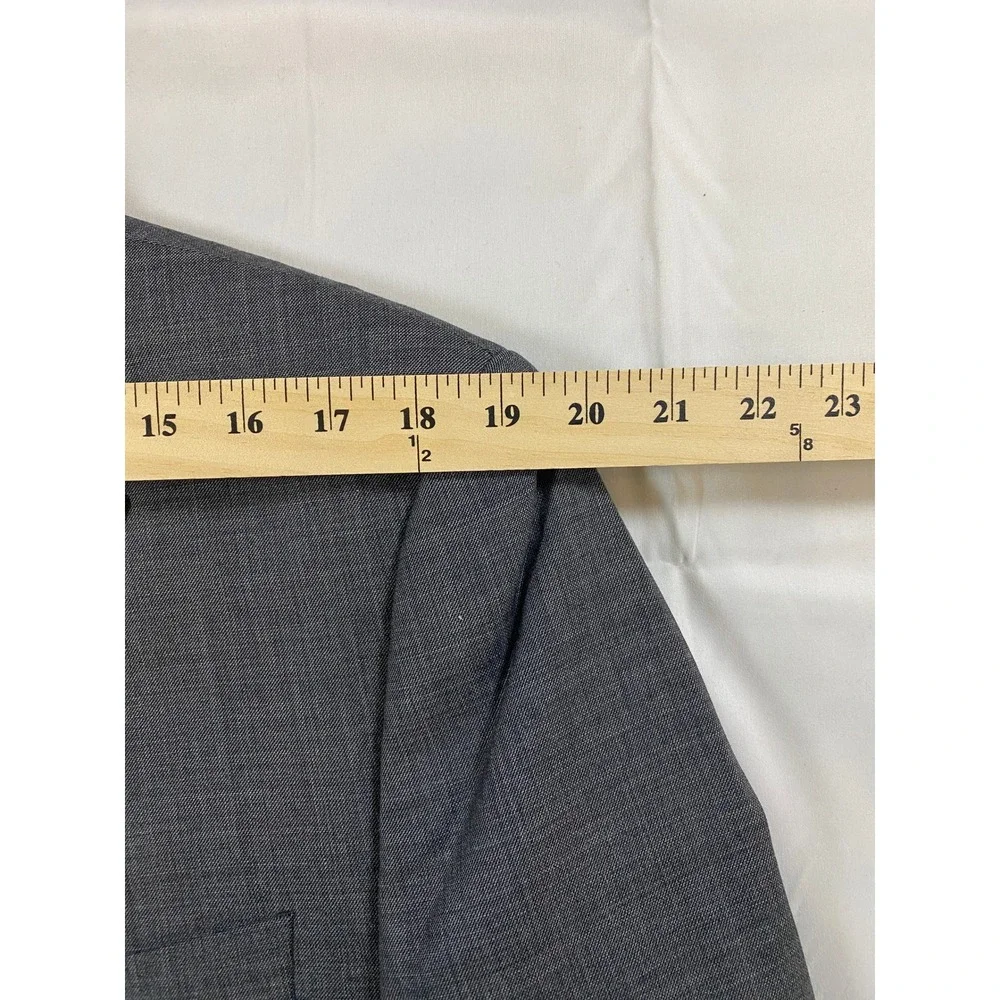 Lauren Ralph Lauren‎ Mens Grey Wool Blend Blazer Jacket Size 40R